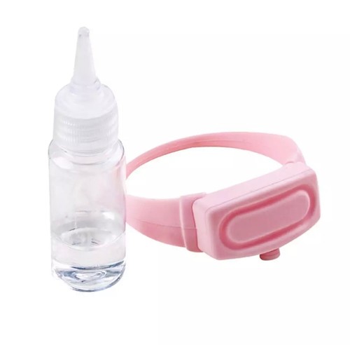 Silicone Bracelet Wristband Hand Dispenser + Portable Squeeze Btl USA - Picture 5 of 10