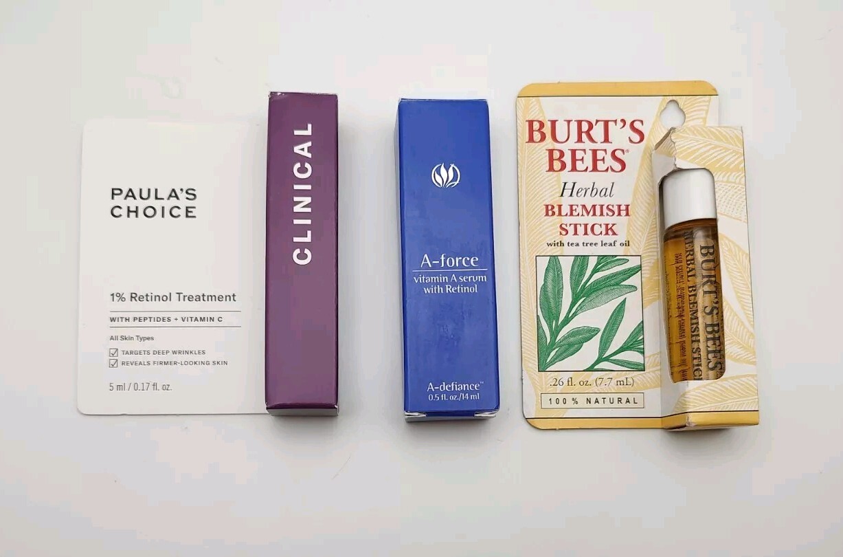 Serum Trio Pack A-Force Paulas Choice Clinical Burts Bees Blemish Stick-image