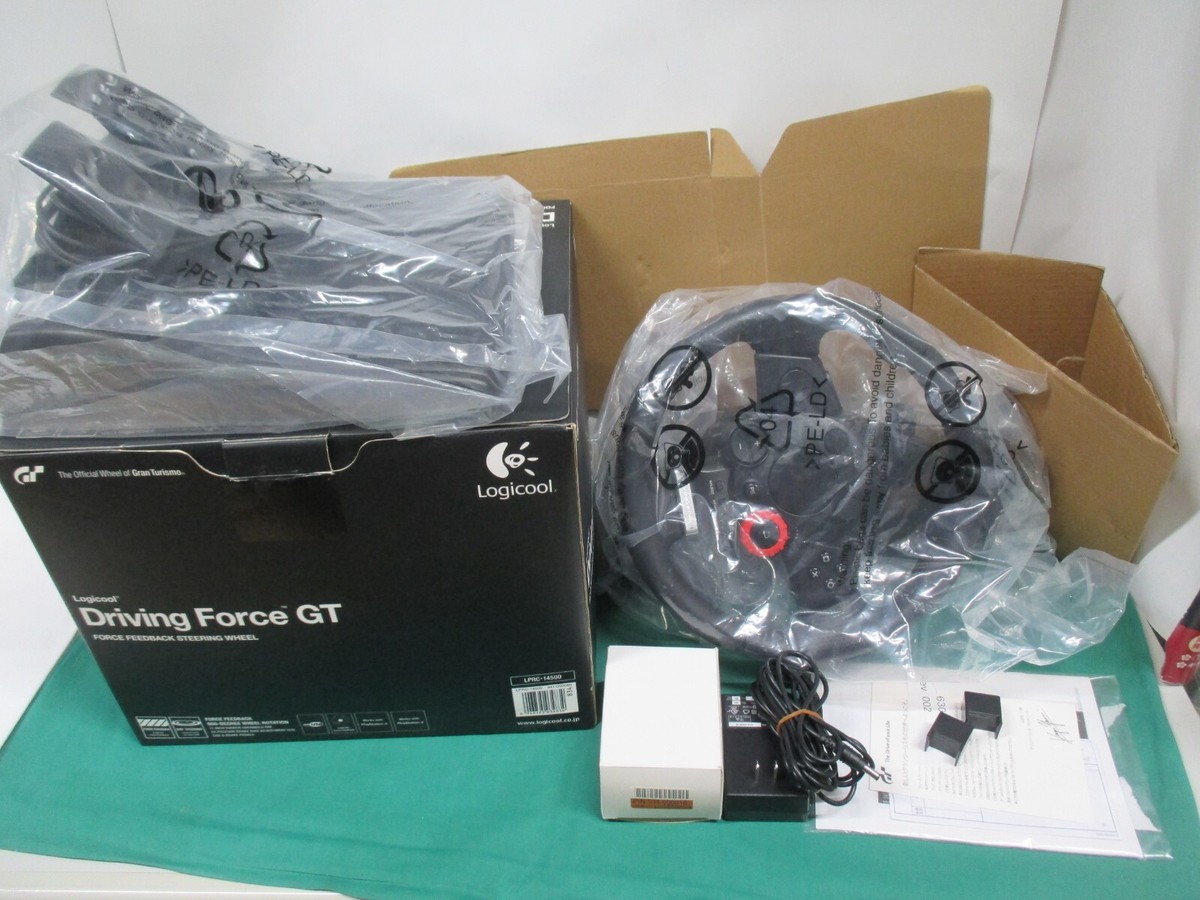 PlayStation3 -- Logicool Driving Force GT -- Boxed. PS3. PS2 