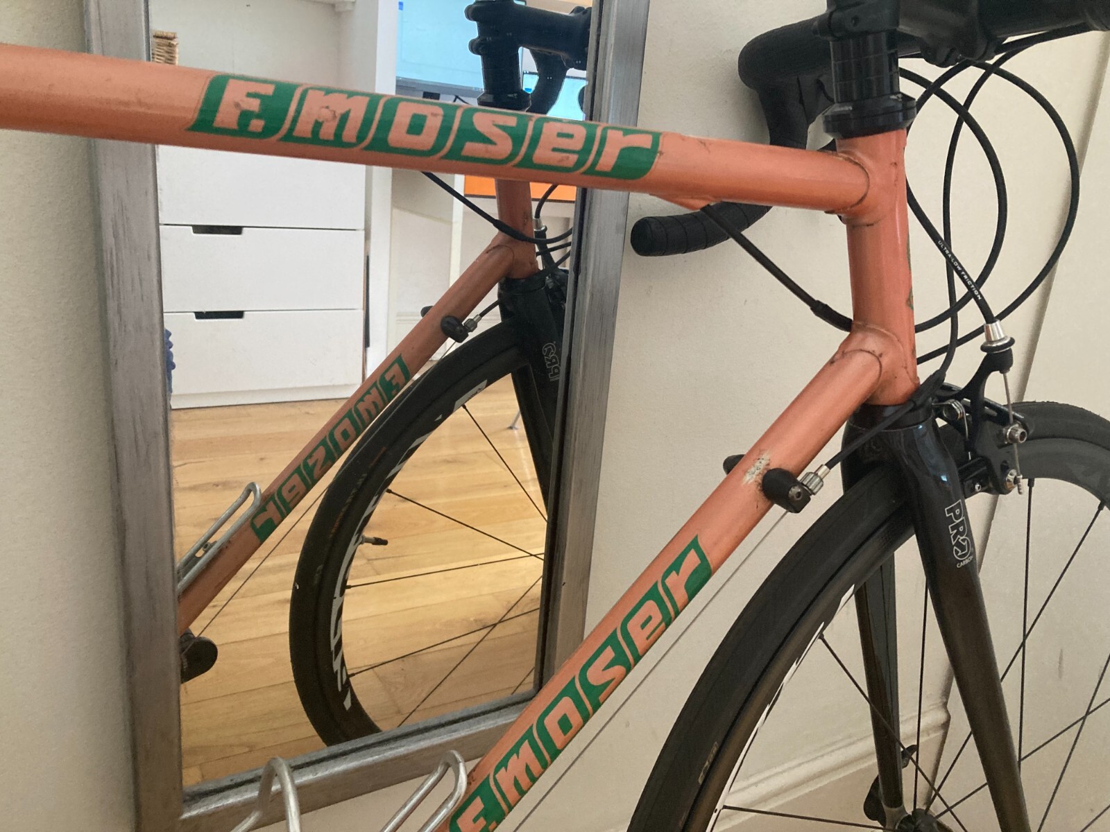 Road Bike Moser Forma Restomod Steel Road Bike Carbon Wheels / Campagnolo eBay