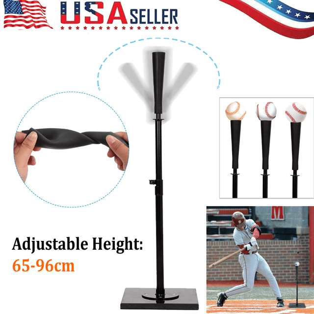 Baseball Batting Tee T Ball Softball Hitting Training Aids Stand