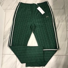 Lacoste Mens Sweatpants Green Black $170 New