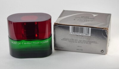 MUST DE CARTIER POUR HOMME ESSENCE EDT 50ml, VERY RARE, NEW IN BOX