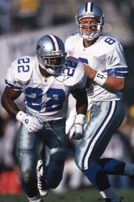 Troy Aikman und EMMITT SMITH 4x6 Foto