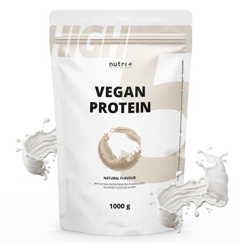 Veganes Proteinpulver 1kg - Vegan Protein mit Stevia sojafrei laktosefrei 1000g - 第 28/32 張圖片