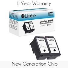 2 PG-245XL Black Ink Cartridges For Canon PIXMA iP2820 MG2420 MG2520 MG2920