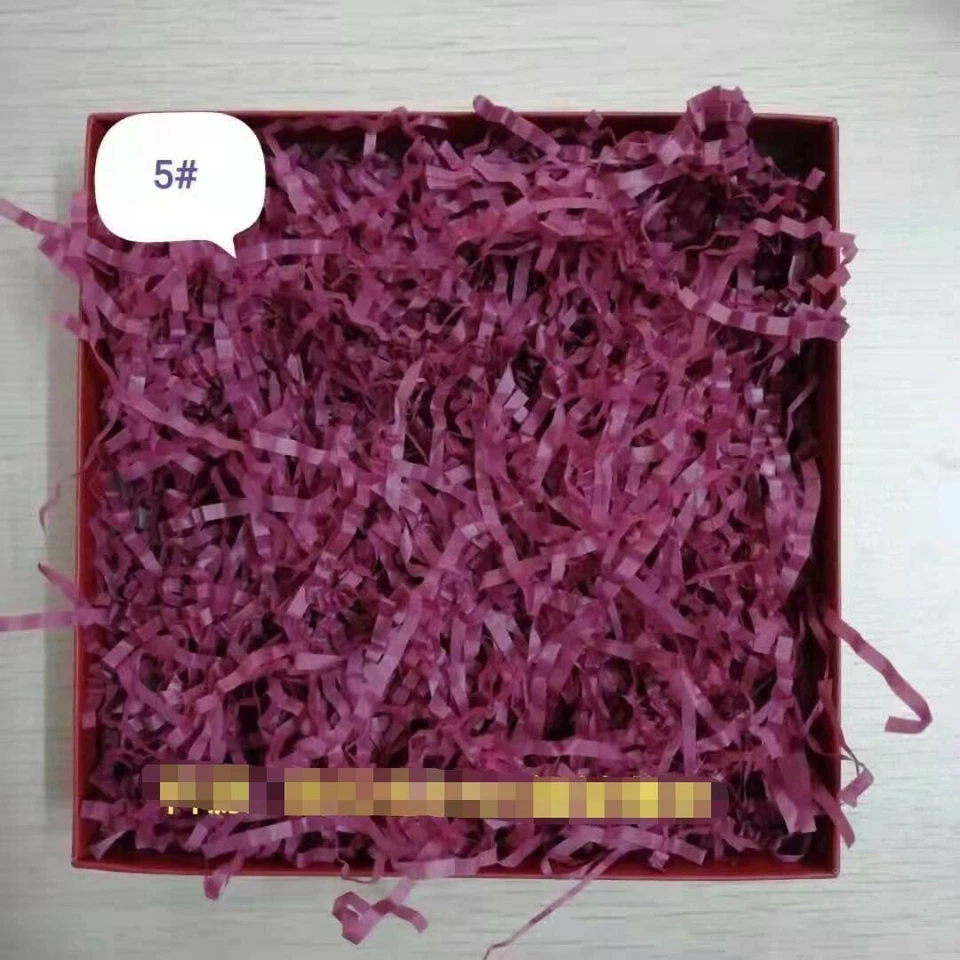 Trituración de papel arrugado para embalaje caja de regalo / relleno de cesta Foto 4 de 4