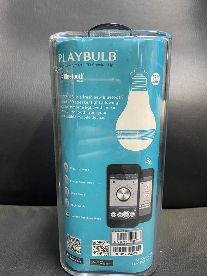 Mipow PLAYBULB Bluetooth Wireless Smart LED Speaker Light Bulb E27/26, BRAND NEW - Image 3 of 3