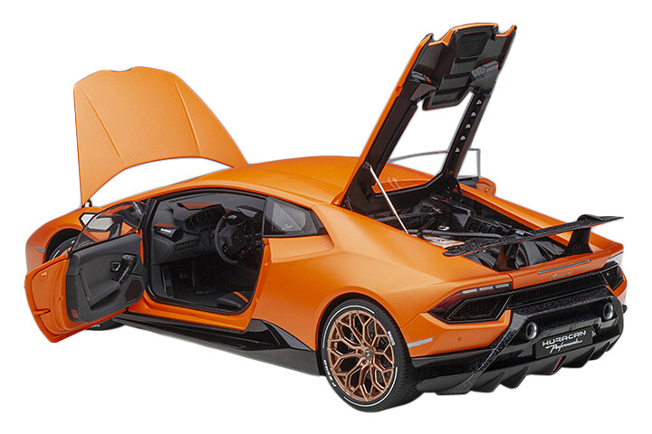 LAMBORGHINI HURACAN PERFORMANTE MATT ORANGE 1/12 MODEL CAR BY