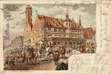 Old postcard postcard Rothenburg City Hall GERMANY (1077329)