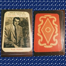 1958 Maple Leaf Gum Card International Rock Hudson Film Star Collector Card