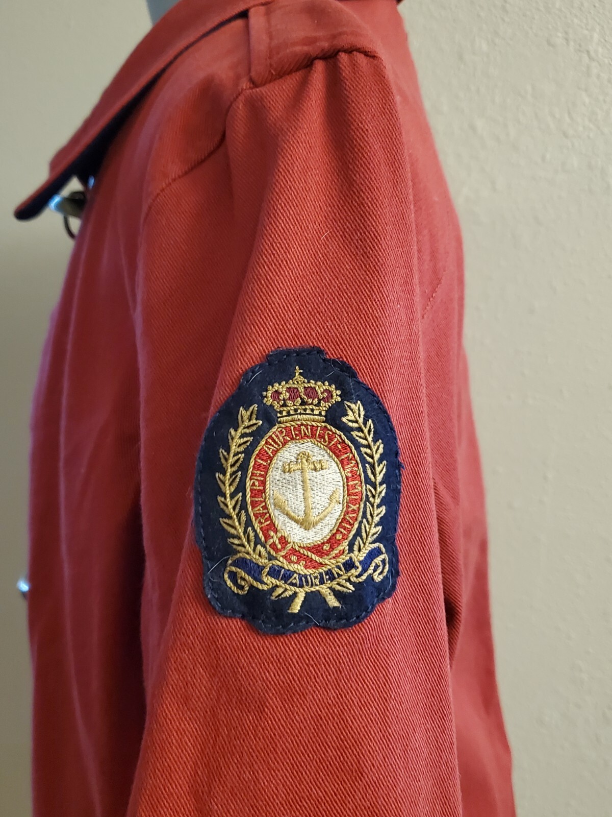 Polo Ralph Lauren Fireman Duffel Coat Jacket Brass Na… - Gem