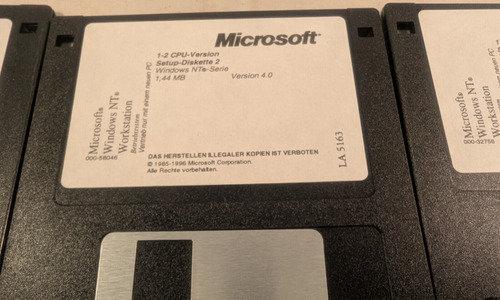 Microsoft Windows NT Workstation 4.0 3 Disketten GETESTET - Bild 4 von 6