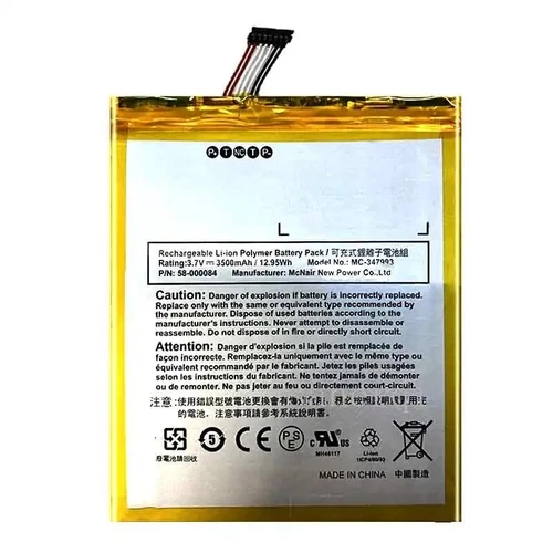 New Replacement Battery AMAZON Kindle Fire HD 7" SQ46CW 58-000084 MC-347993 ST08 - Bild 2 von 4