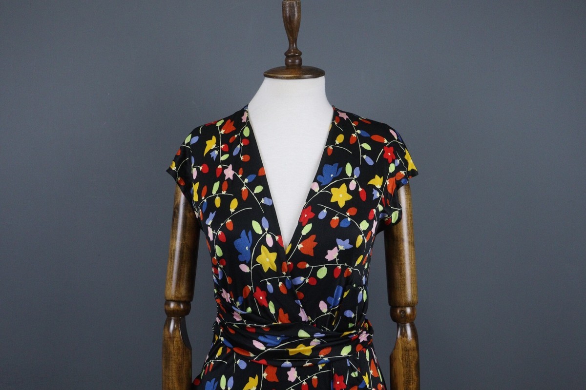 【送料&関税込】Moschino Wrap-dress Love Moschino Multicolor Floral Bodycon Belted Wrap Cap