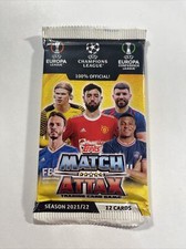 2021/22 Topps Match Attax UEFA Champions League Soccer Sealed Pack - 12 Cards