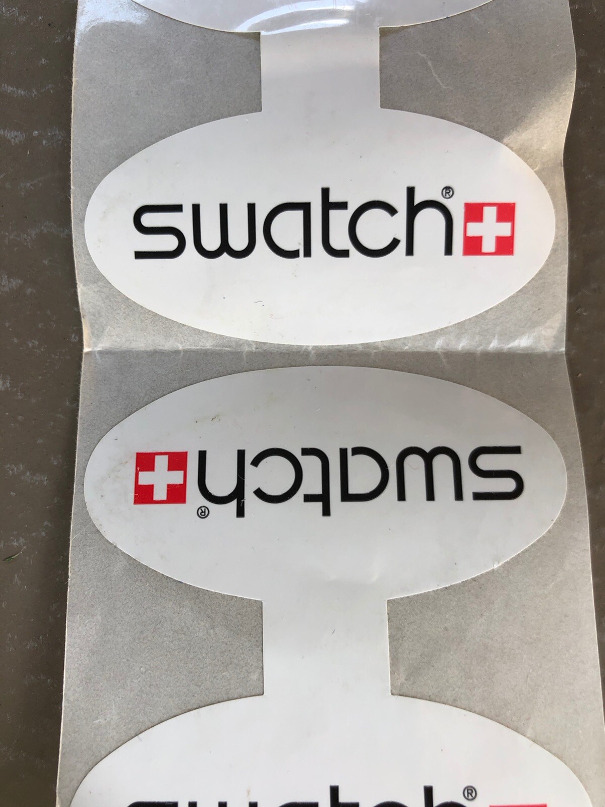 Swatch Stickers SWATCH Logo Stickers Oval 2” | eBay