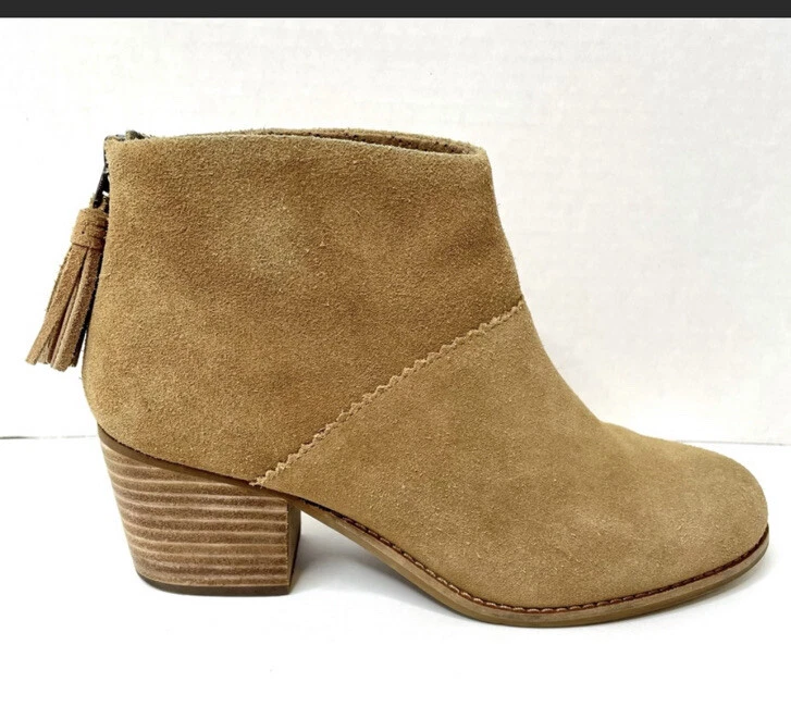 Toms leila booties clearance suede
