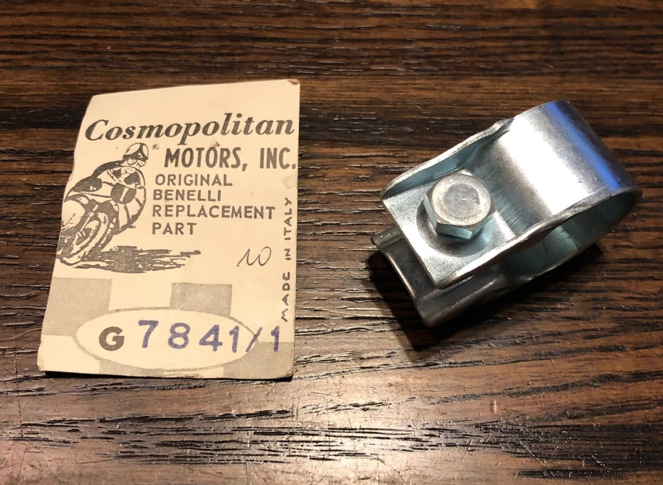 SILENCIADOR / ABRAZADERA DE ESCAPE - BENELLI MINI ENDURO FIREBALL WARDS 450SS 250-D SCOOTER Foto 2 de 2