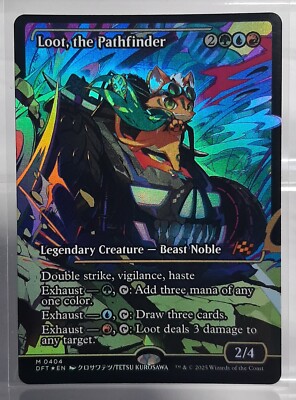 Magic- Loot, the Pathfinder - Mythic/Foil/Full Art - Ätherdrift: Extras - EN/NM