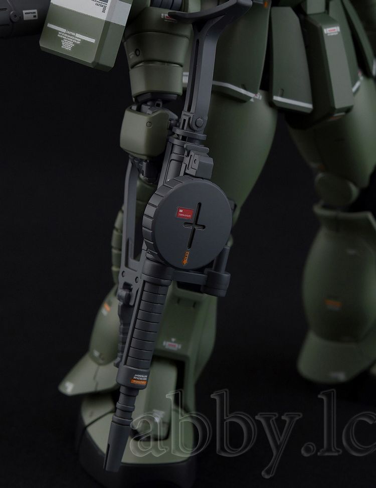 for MG 1/100 MS-06J Zaku II ver 2.0 Water Slide UV Light
