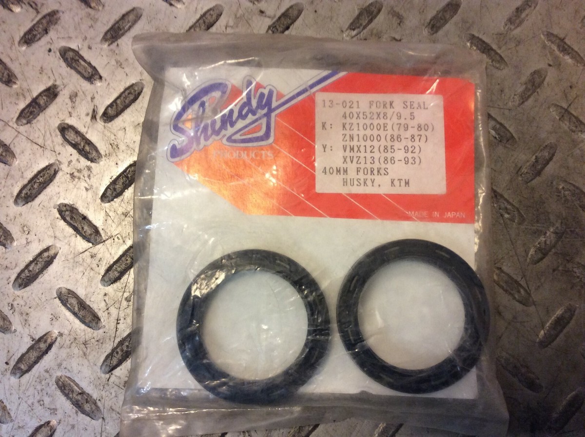 paru【YXインク】12.13.15.16.18.20 Shindy 13-021 Fork Seal Kit KZ1000E ZN1000 VMX12 VMX13 40MM Husky