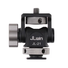 Swivel Tilt Holder Adjustable Monitor Mount with 1/4" Cold Shoe for 5"7" Monitor