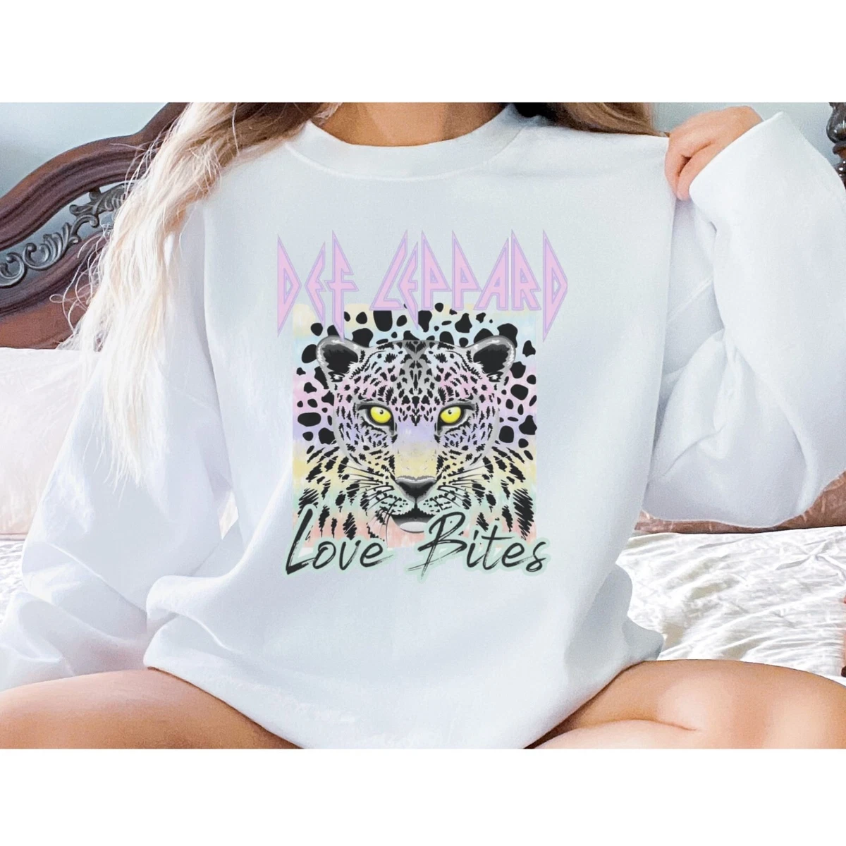 Women's def leppard sweatshirt sale
