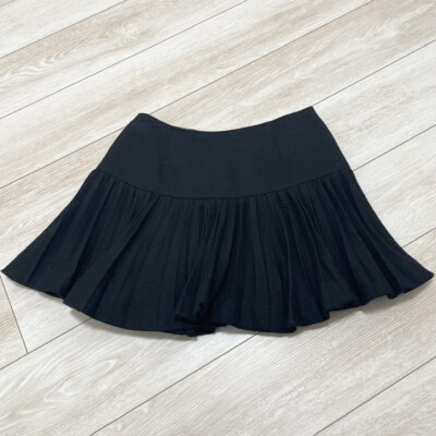 Burberry Blue Label Logo Embroidered Flare Short Skirt Women