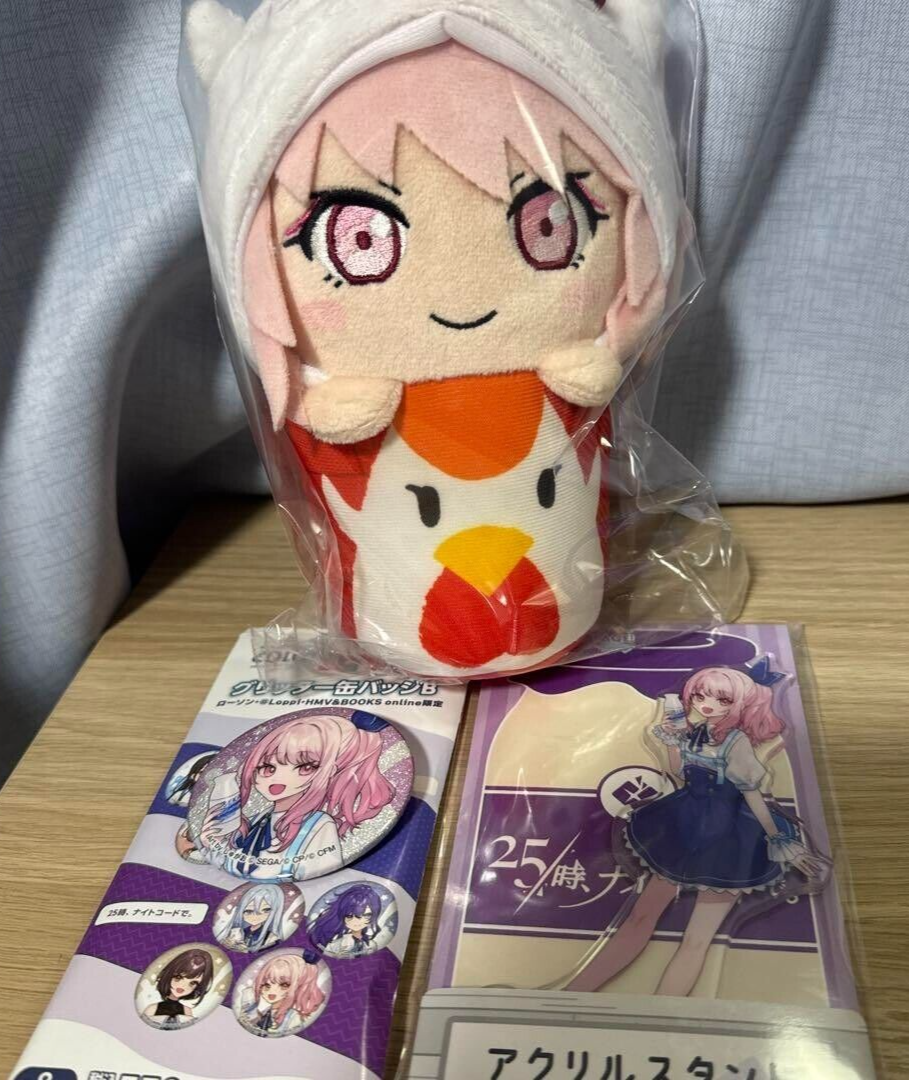Project Sekai Mizuki Akiyama Plush Acrylic stand Badge set