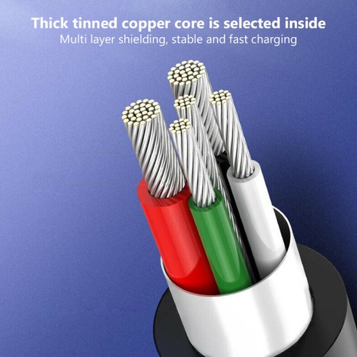 Cable Data Charger 25cm 1m 1.5m 2m 3m Micro USB 3A Xiaomi For Android Samsung - Picture 4 of 9