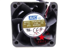 AVC 4028 DB04028B12M-189 12V 0.45A 4cm 3-wire server case fan