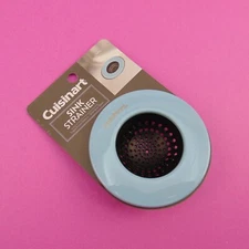 Cuisinart Sink Strainer Stainless Steel Kitchen Drain Screen Powder Blue