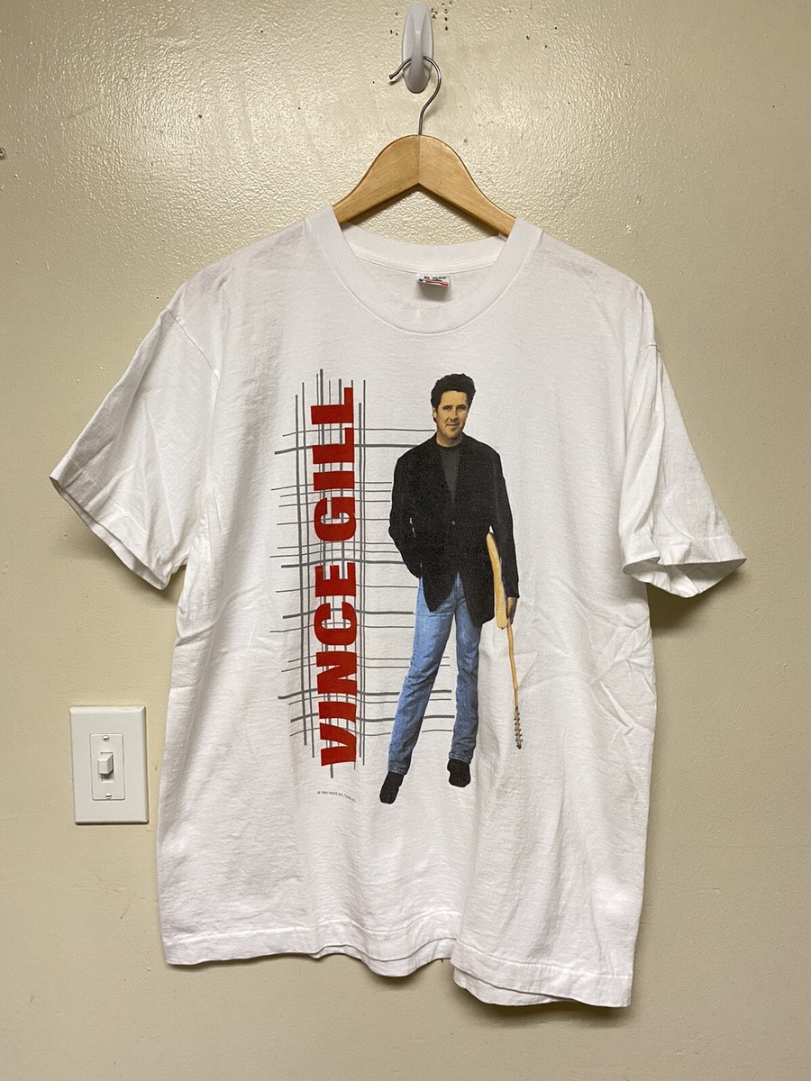 Vintage Vince Gill T-Shirt XL Country Music Tour Graphic Tee