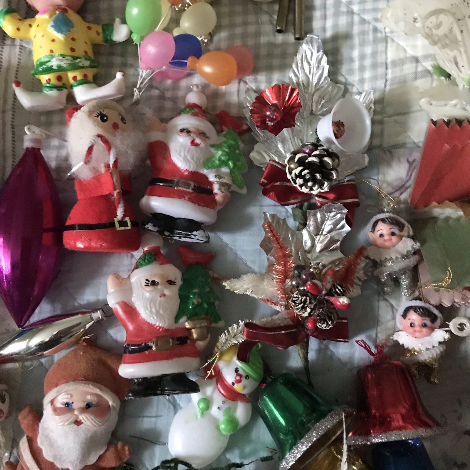 Large Bundle Of Vintage Christmas Decorations 1950s 80s eBay