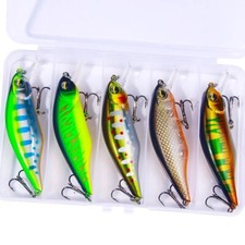 Wobbler Set 5er mit Box 12g & 10cm Angel Kuns...