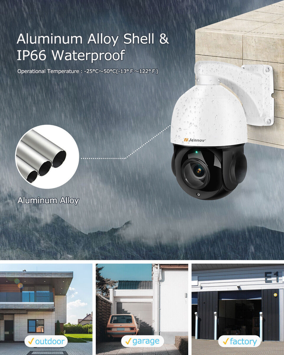 4K 8MP POE PTZ IP Speed Dome Auto Tracking Security Camera 4K 8MP POE PTZ IP Speed Dome Auto Tracking Security Camera