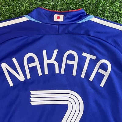 FIFA World Cup 2006 ブラジル対日本 マッチデイシャツ Hidetoshi Nakata - Japan 2006 Official Jersey Shirt Kit – JPN XL