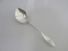 Towle Mary Chilton Sterling Silver Jelly Server Spoon Berry Monogram "F" 6.75"