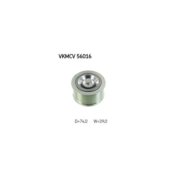 Umlenk-/FüHrungsrolle, Keilrippenriemen SKF Vkmcv 56016 FüR Scania, Links Oben-image