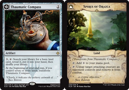 [1x] Thaumatic Compass // Spires of Orazca Near Mint, English Ixalan MTG Magic