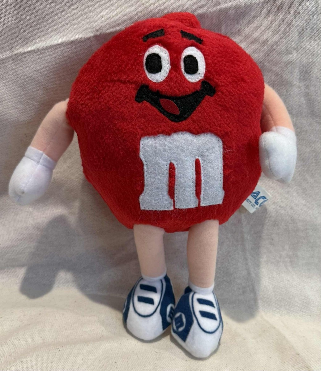 Red M&M's Character Plush Doll Mars Ace Novelty Company 1991 10