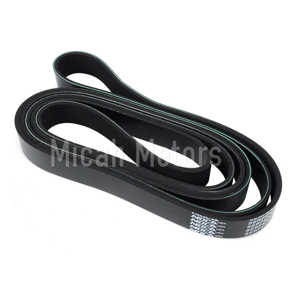 Serpentine Belt 8PK2910 for 02-04 Mercedes-Benz C32 SLK32 AMG 05-06 Crossfire Foto 2 de 4