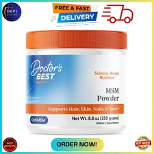 Doctor's Best MSM Powder with OptiMSM 83 Servings Non GMO Vegan Gluten Free