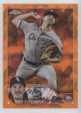 2023 Topps Chrome Update Sapphire Edition Orange 24/25 Mike Clevinger 0vw3