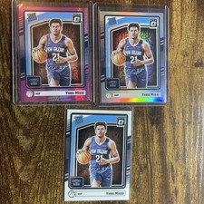 YVES MISSI 2024-25 DONRUSS OPTIC RATED ROOKIE PINK HYPER SILVER + BASE 