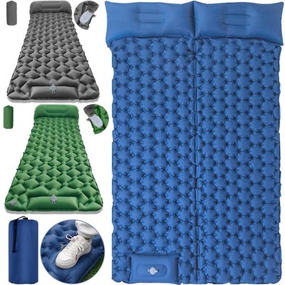 Isomatte selbstaufblasend Camping Luftmatratze Matratze Campingmatte Fußpumpe