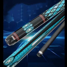 YFEN 58" Galaxy Series Carbon Pro-Taper Billiard Pool Cue Stick 11.5/12.5mm