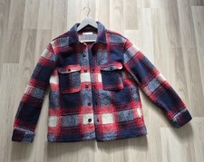 Zara Herren Overshirt in blau rot weiß, Gr. M top Zustand