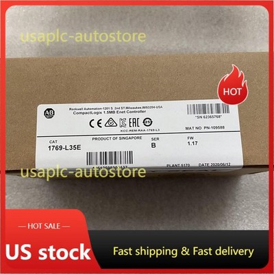 1769-L35E SER B CompactLogix 1.5 MB ENet Controller 1769L35E Factory US Free Tax